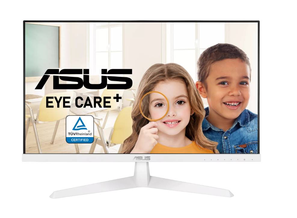 Monitor ASUS VY249HE-W – 24 Pulgadas, 300 Cd / M², 1920 X 1080 Pixeles, 1 Ms, Blanco
