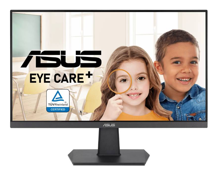 Monitor ASUS Eye Care VA24EHF 24(23.8) – IPS, Full HD, Sin Marco, 100 Hz, Adaptive-Sync, 1 Ms MPRT, HDMI, Low Blue Light, Flicker Free, Montaje VESA