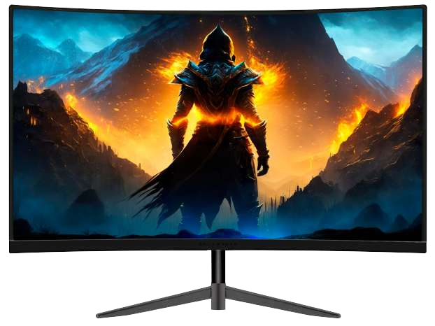 Monitor Gaming 23.8 Pulgadas Curvo 165hz ULTRA EARTH II MGX23C Balam Rush Low Blue Light –