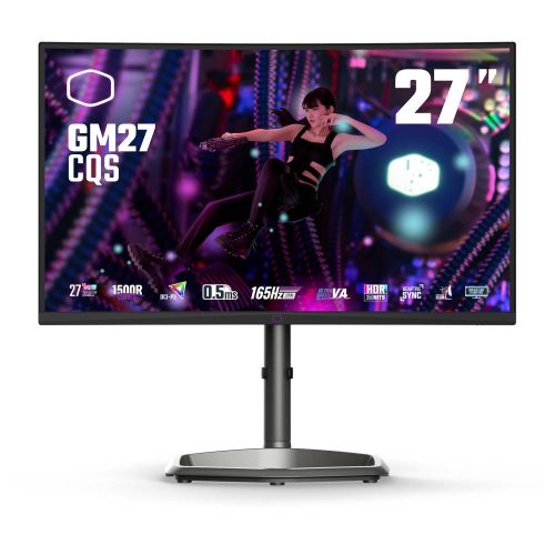 Monitor Gamer Curvo Cooler Master GM27-CQS (CMI-GM27-CQS-US) – Color Negro, LCD 27 Pulgadas