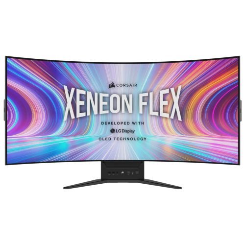 Monitor CORSAIR Xeneon Flex Modelo 45WQHD240 45-Inch Panel Oled (3440 X1440) – 240Hz Refresh Rate, Bendable Gaming Monitor