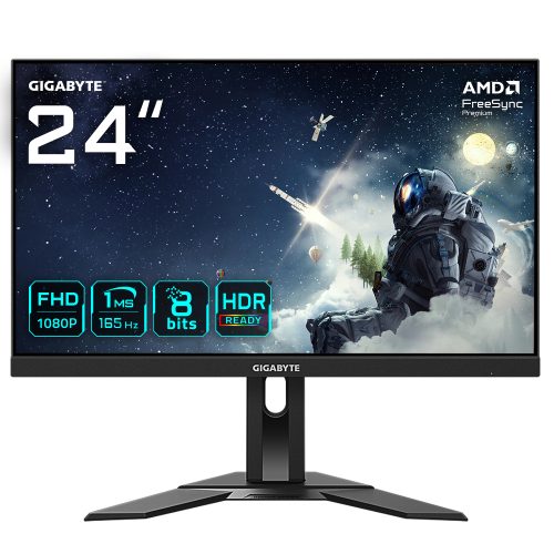 Monitor GIGABYTE G24F 2 – 23.8 Pulgadas, 300 Cd / M², 1920 X 1080 Pixeles, 1 Ms, Full HD