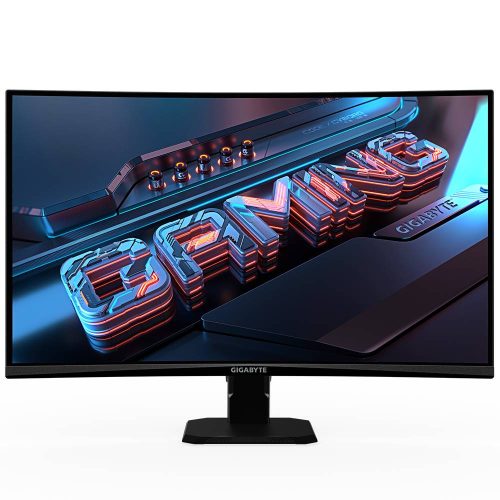 Monitor Gamer Curvo Gigabyte GS27QC LCD 27 Pulgadas – 2560×1440 Quad HD, FreeSync, 165Hz, HDMI/DisplayPort, Negro