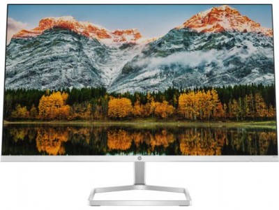 Monitor HP FHD M27fw. 27 Pulgadas En Diagonal (2H1A4AA#ABA). Pantalla Con Antirreflejo Resolución 1920 X 1080. Puertos HDMI /VGA – Color Blanco.