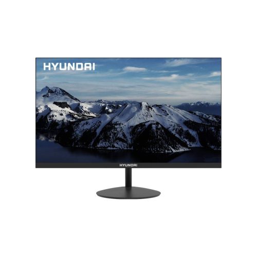 Monitor LED – HYUNDAI 23.8 Pulgadas HT24FOMBK02 Resolucion 1920×1080 Full HD, Montaje Vesa, Incluye Cable HDMI, Negro