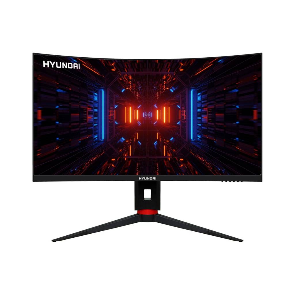 Monitor Gaming – Curvo, LED, HYUNDAI 31.5 Pulgadas HT32CGMBK04 Resolución 2560×1440, 180Hz, Incluye Cable HDMI, Negro