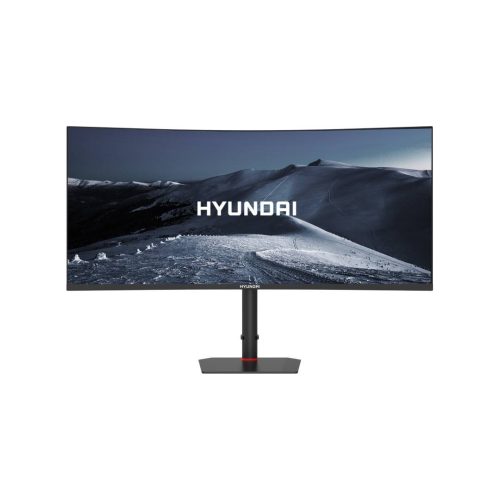 Monitor Gaming – Curvo, LED, HYUNDAI 34 Pulgadas HT34CGMBK01, Resolucion 3440×1440, 180Hz Negro