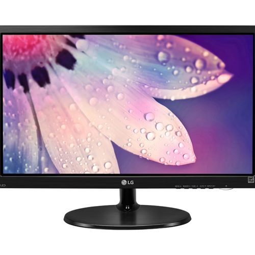 Monitor LED Marca LG De 18.5 Pulgadas – Modelo (19M38H), Resolución 1366 X 768, HDMI X 1, VGA X 1