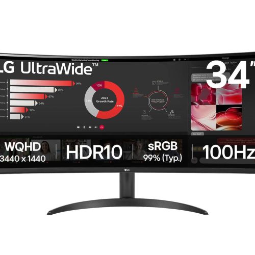 MONITOR LG 34 34WR50QK ULTRAWIDE CURVO –