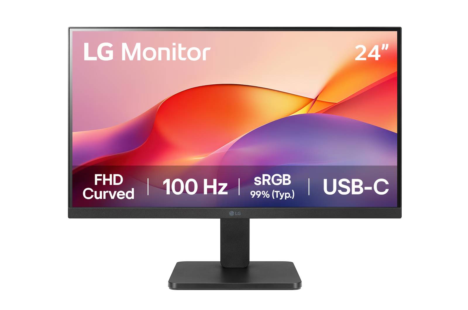 MON LG 23.8 (24U421A-B) FHD CURVO 100HZ –