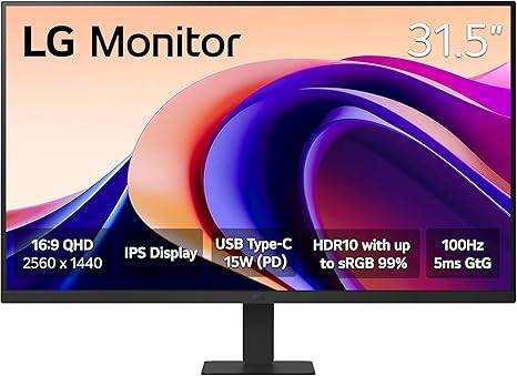 MON LG 32 (32U631A-B) QHD IPS USB-C 100HZ –