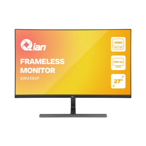 Monitor – Qian, Modelo QMF-IPF27-01, Pantalla IPS De 27 Pulgadas, Frecuencia De Actualización De 100Hz. Full HD 1920 X 1080