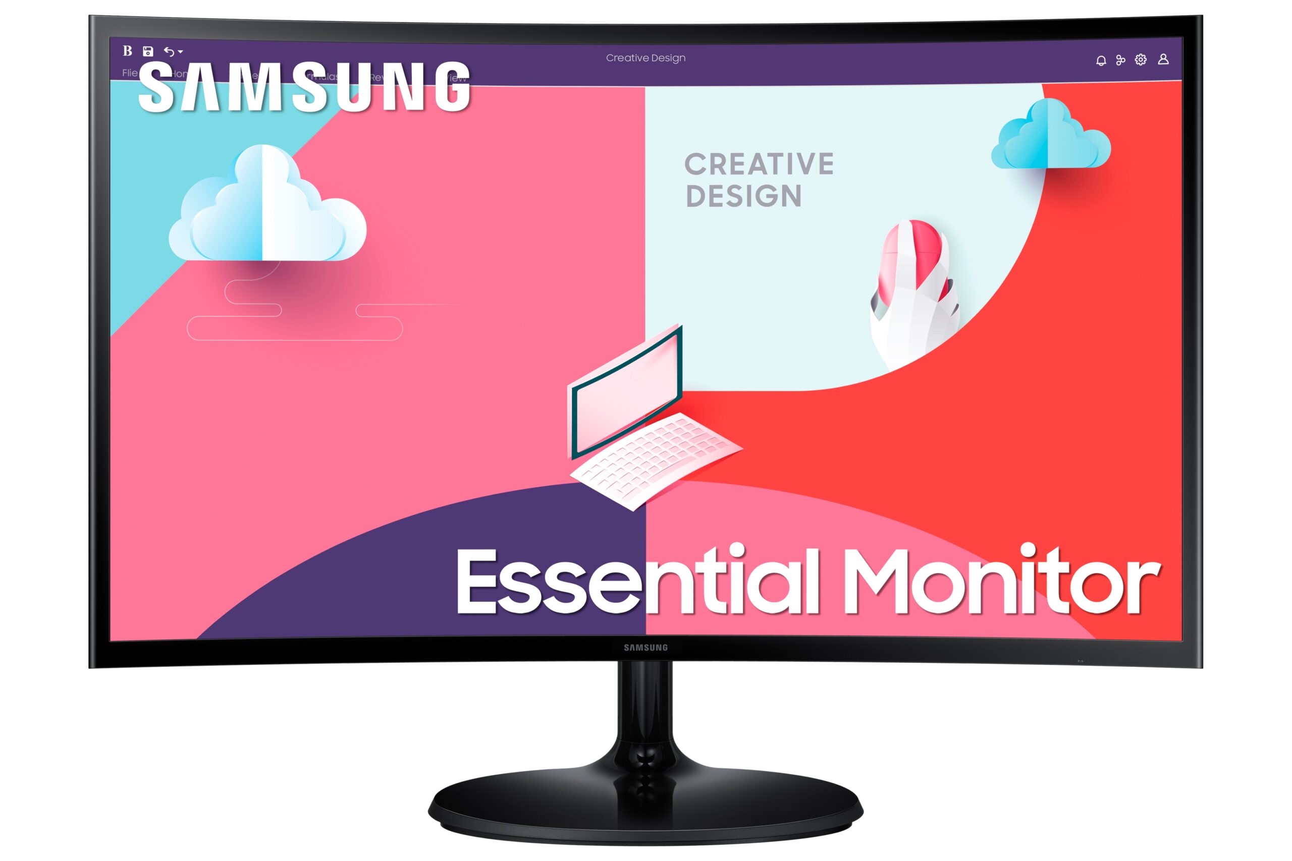 MONITOR SAMSUNG 27 Pulgadas CURVO 1800R – 1920 X 1080, 75Hz, 4ms LS27C360EALXZX
