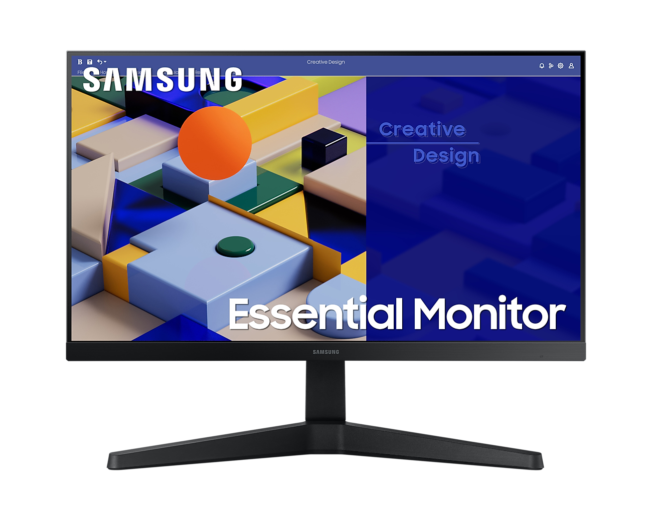 MONITOR SAMSUNG FLAT – 22 Pulgadas, Con Panel IPS, Sin Bordes, FHD, 75hz, 5ms, LS22C310EALXZX