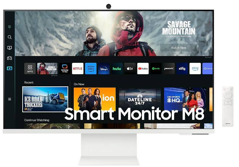 MONITOR SMART TV SAMSUNG M8 – 32 Pulgadas, 4K, Color Blanco, LS32CM801ULXZX