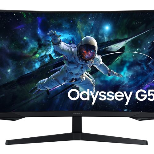 Monitor Gamer 32 Pulgadas Odyssey G5 G55C – QHD (2560 X 1440), Curvatura 1000R, 165Hz, 1ms, LS32CG552ELXZX