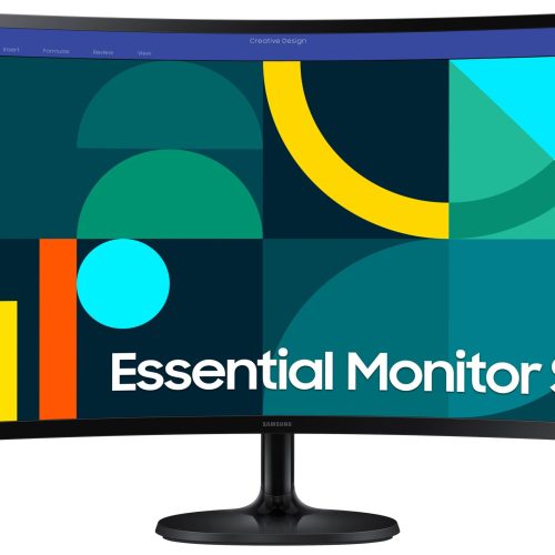 Monitor Samsung 27 Pulgadas Essential – FHD, Curvatura 1800R, 75Hz, 4ms, Color Negro, LS27D360GALXZX