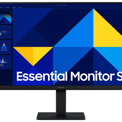 Monitor Samsung Essential S3 – S30GD, 24 Pulgadas, IPS, FHD, FLAT, 100Hz, 5ms, LS24D300GALXZX