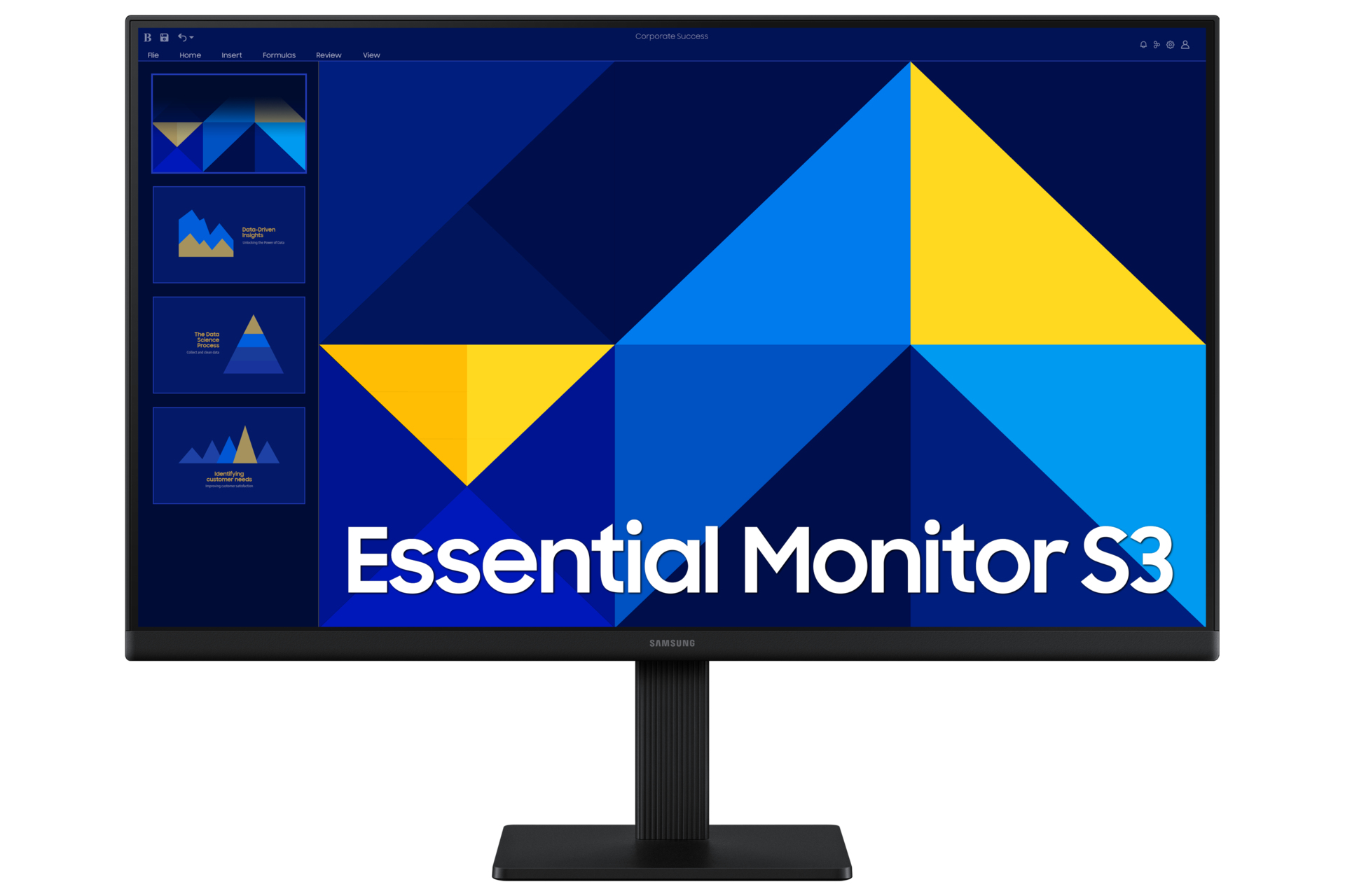 Monitor Samsung Essential S3 – S30GD, 24 Pulgadas, IPS, FHD, FLAT, 100Hz, 5ms, LS24D300GALXZX