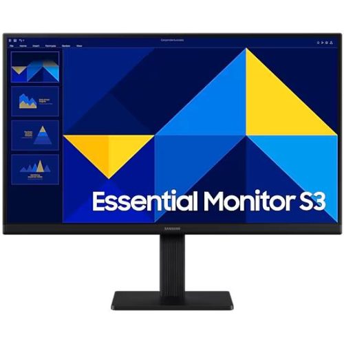 MONITOR SAMSUNG 22 PULGADAS – Essential S3, S30GD, IPS, FHD, PLANO, 100Hz, 5ms, LS22D300GALXZX