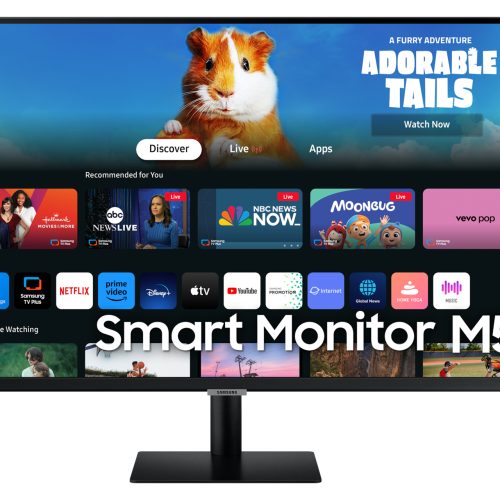 MONITOR SAMSUNG 27 PULGADAS – SMART MONITOR M5, M50D, FHD, PLANO, 60Hz, 4ms, LS27DM500ELXZX