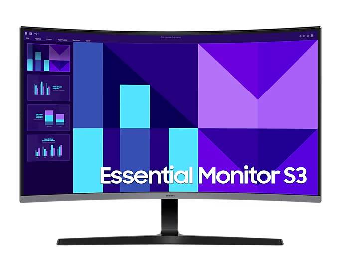 MONITOR CURVO 32 PULGADAS ESSENTIAL S3 S39GD FHD – LS32D390GALXZX