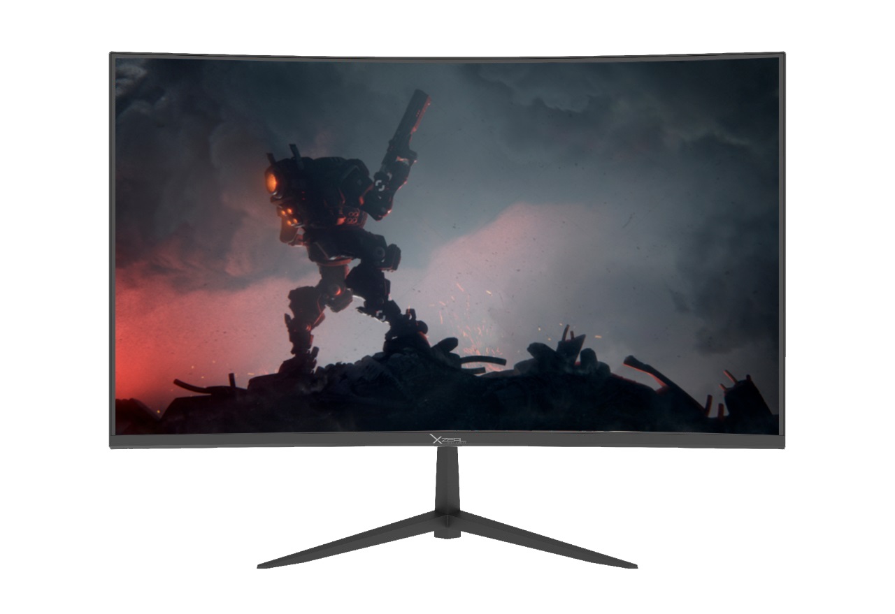 Monitor Xzeal 23.8 Pulgadas Xzeal XZ3015-1 Panel Curvo VA FHD 165Hz 1ms 1xDP + 1xHDMI + 1xUSB 1.0+ 1×3.5mm + Vesa 100x100mm Negro –