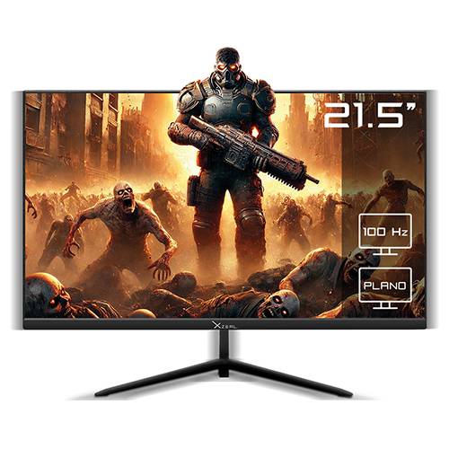 Monitor Xzeal 21.5 XST 580-1 Panel Plano VA HD 100Hz 5ms 1xVGA + 1xHDMI + 1xDC + Vesa 75x75mm Negro –