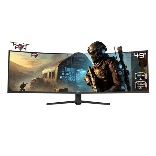 Monitor Xzeal 49 Xzeal XZ4090 Panel Curvo VA 5K 120Hz 4ms 2xDP + 2xHDMI Negro –