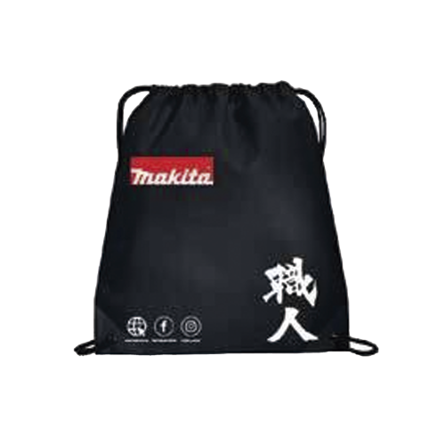 MAKITA MORRALMKT Morral Ecológico Negro de 35 x 46 cm