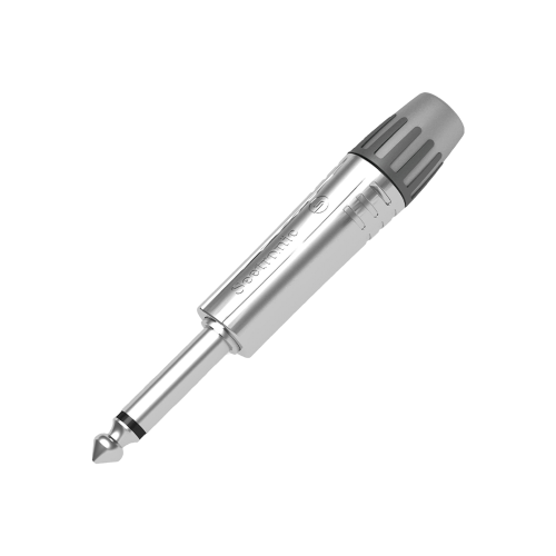 SEETRONIC MP2X Conector 1/4 | Mono | Carcasa Cromada Perla | Contacto Niquelado | cable OD 4-7 mm