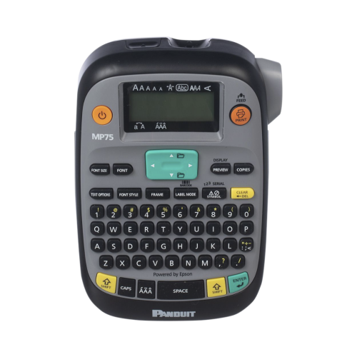 PANDUIT MP75 Impresora Etiquetadora, Compatible con Etiquetas de Hasta 0.75 in de Ancho, Resolución de 180 dpi y Velocidad de Impresión Rápida