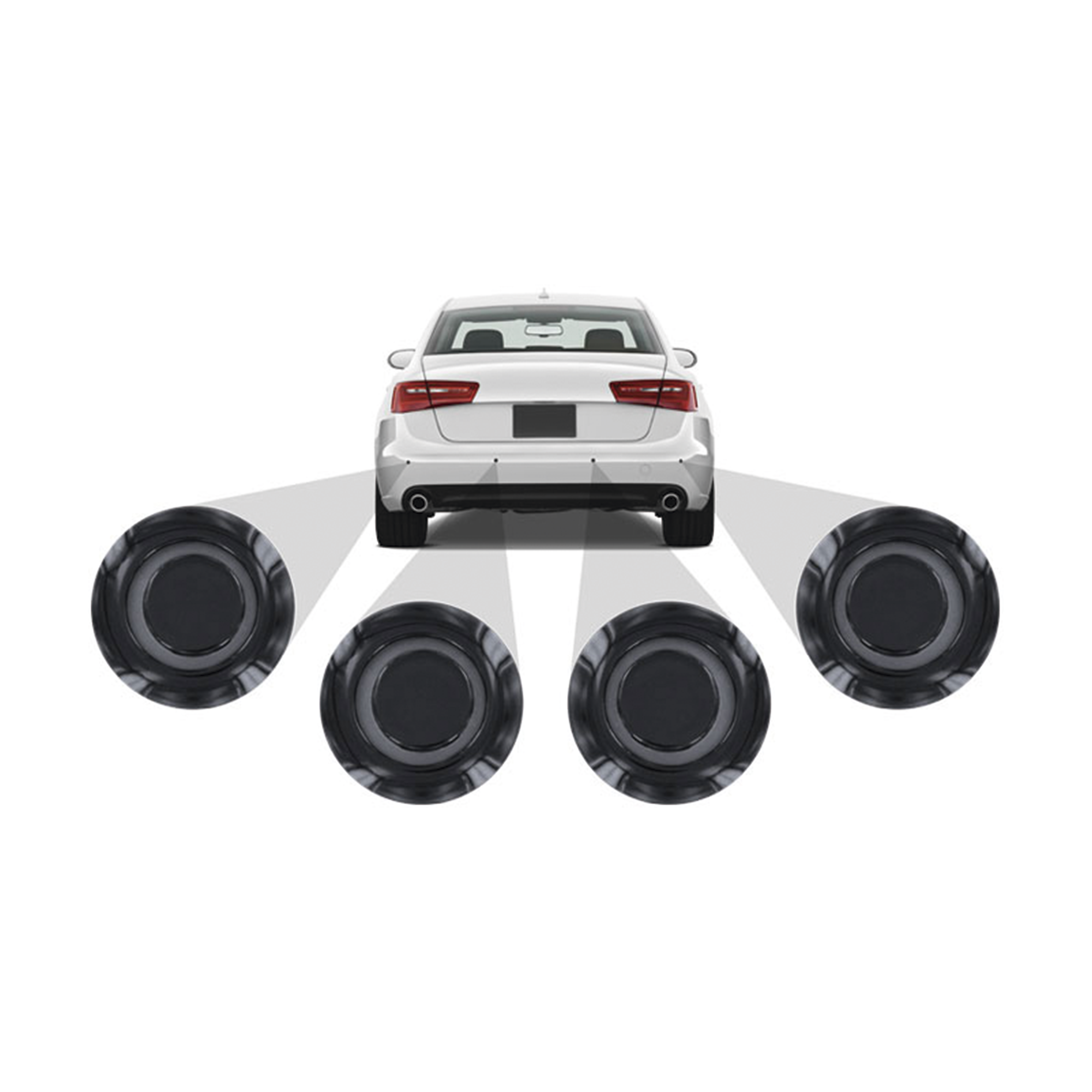 MOMENTO MR-S100 Kit de sensores de Proximidad y Altavoz Externo para asistencia al Aparcamiento.