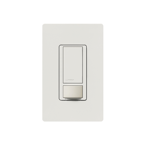 LUTRON ELECTRONICS MS-OPS5M-WH (XCT) Apagado con sensor de presencia, recomendable para baños, oficinas privada.