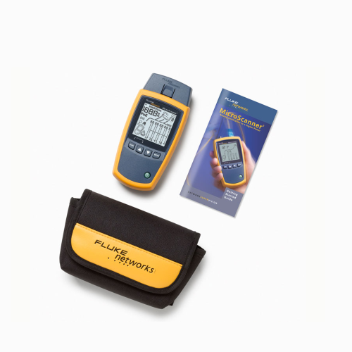 FLUKE NETWORKS MS2-100 Verificador de Red MicroScanner2, para Comprobación de Redes de Voz, Datos y Video, Con Pantalla LCD Retroiluminada