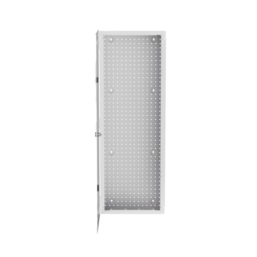 PANDUIT MS42EHDS Gabinete Multipropósito de Montaje en Pared, de 42 in de Altura, Con Puerta Reversible, Fabricado en Acero, Color Blanco