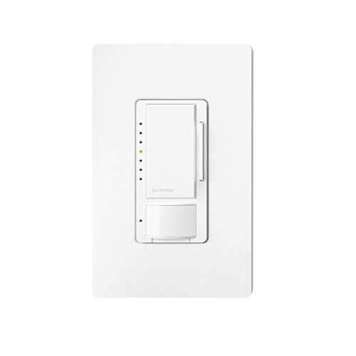 LUTRON ELECTRONICS MSCLOP153MWH (XCT) Atenuador con sensor de presencia, apagado automático, ideal para dormitorios, recamaras o cocina.