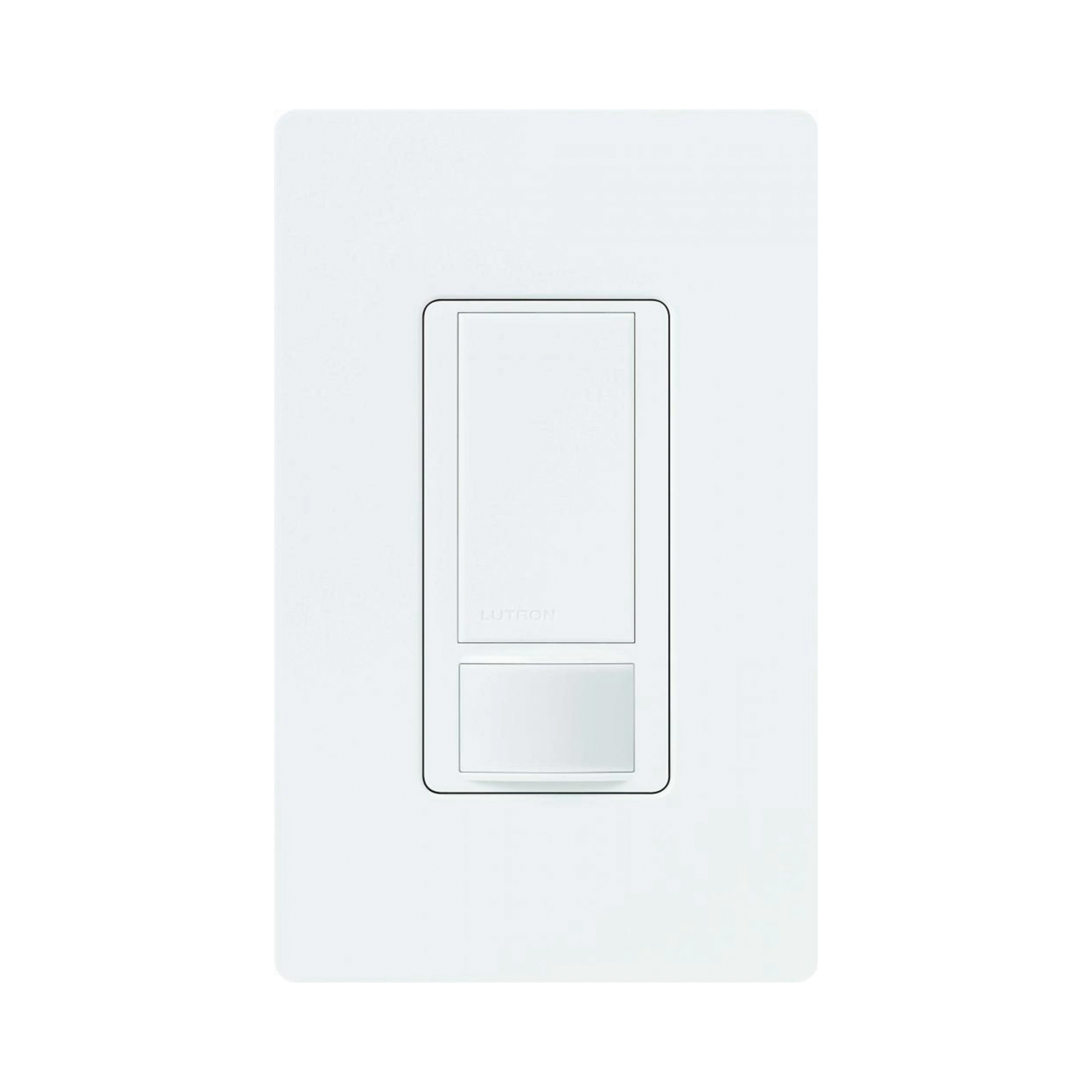 LUTRON ELECTRONICS MSOPS2WH (XCT) Apagador con sensor de presencia, para espacios pequeños depósitos, armario, vestidores, alacena, cocina, lavandería, etc.