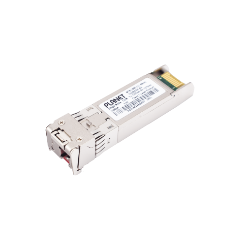PLANET MTB-LB60 Transceptor WDM mini-Gbic SFP+ 10G LC TX:1330nm RX:1270nm para fibra Mono Modo 60 Km, Requiere MTB-LA60