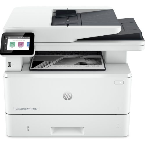 Impresora Multifunción HP LaserJet Pro 4103FDW 2Z629A – 1200 X 1200 DPI – 40 Ppm, 80000 Páginas Por Mes