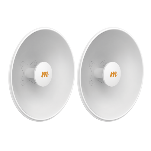 MIMOSA NETWORKS N5-X25-2PACK Antenas Modulares Dual Slant, 4.9 – 6.4 GHz, Dimensiones (42.9 cm), Apertura 8 ° Ganancia de 25 dBi, Diseñada para radio C5x