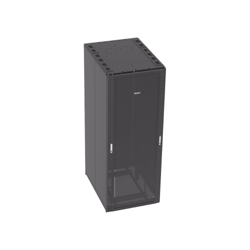 PANDUIT N8512B Gabinete Net-Access™ para Centros de Datos, 45UR, 800mm de Ancho, 1070mm de Profundidad, Fabricado en Acero, Color Negro