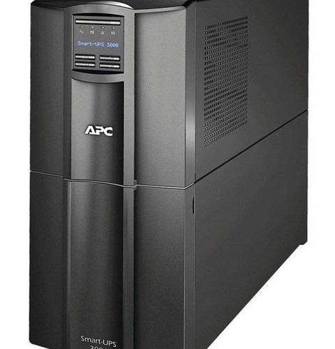 No Break Capacidad 2880 VA 2700 Watts – 120V, APC SMT3000C, 2880 VA, 2700 W, 3 H, Negro, Industrial Y Oficina