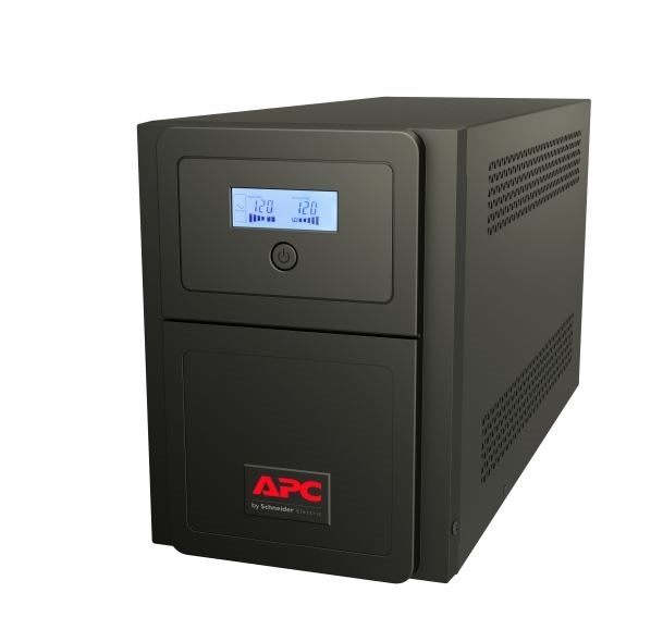No-Break APC SMV1500A – 1500 VA, 1005 W, 4 H, Negro