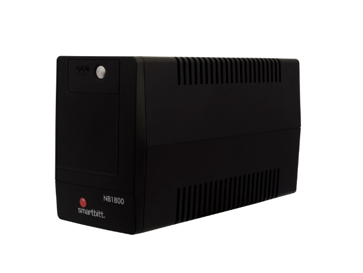 No Break SMARTBITT SBNB1800 – 1800 VA, 900 W, Negro, Hogar Y Oficina