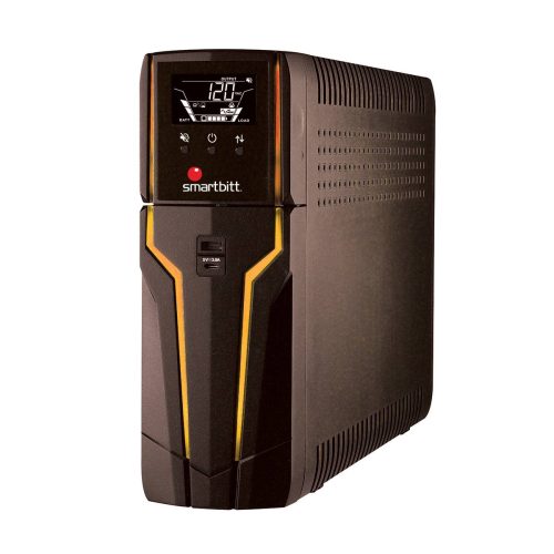 No Breaks Y UPS SMARTBITT SBNB1800G – 1800 VA, 900 W, 8 H, Negro, UPS