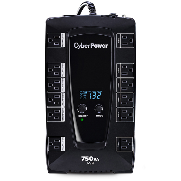 No-Break CyberPower AVRG750LCD – 750 VA, 450 W, Negro