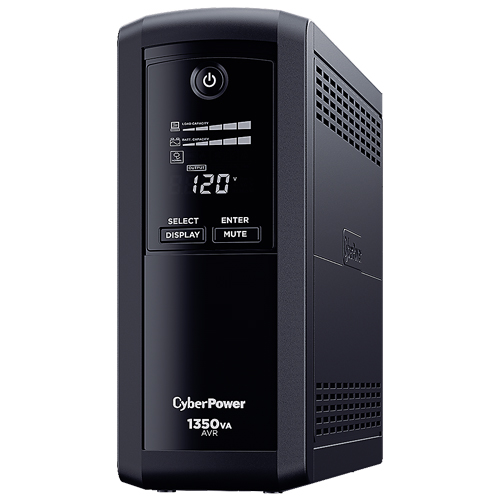 No-Break CyberPower – 1350 VA, 815 W, 16 H, Negro, Hogar Y Oficina