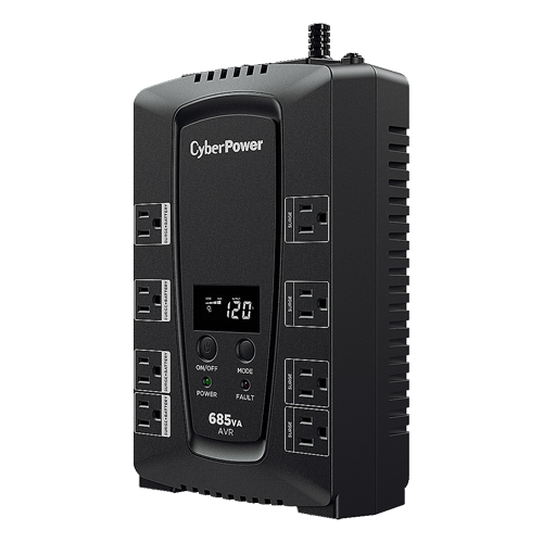 No-Break CyberPower – 685 VA, 390 W, 8 H, Hogar Y Oficina