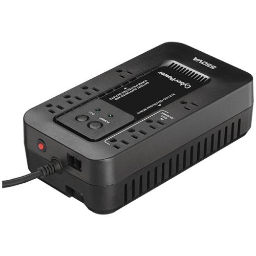 No-Break CyberPower EC550G – 550 VA, 330 W, 8 H, Negro, Hogar Y Oficina